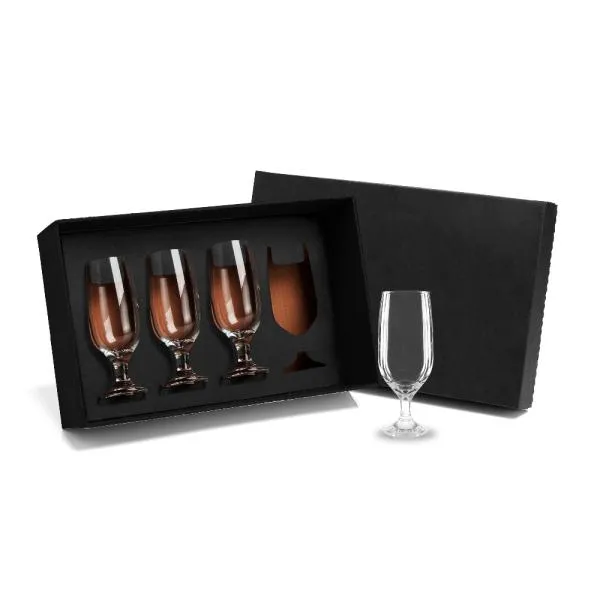 JOGO DE COPOS VIDRO P / CERVEJA / DRINK 300 ML - 4 PÇS — foto 1 de 4