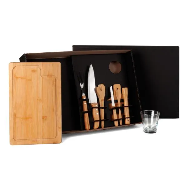 KIT PARA CHURRASCO E CAIPIRINHA - 9 PÇS — foto 1 de 2