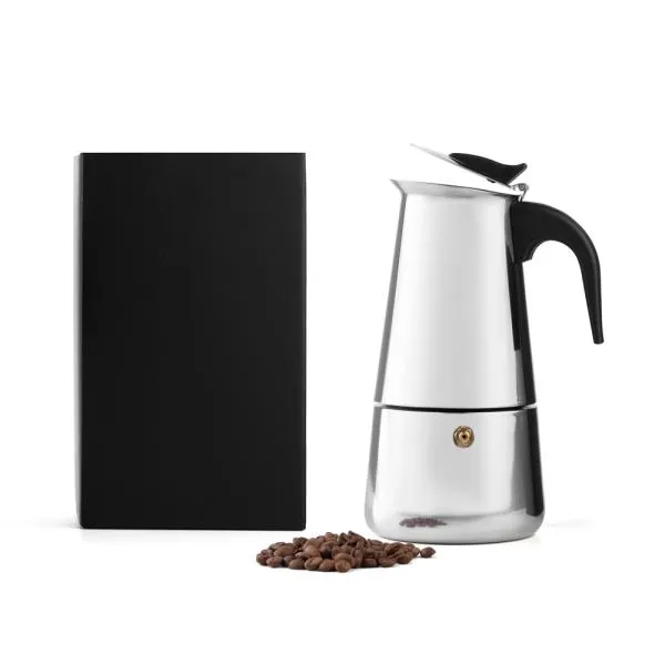 CAFETEIRA ITALIANA EM AÇO INOX - 350 ML — foto 1 de 9