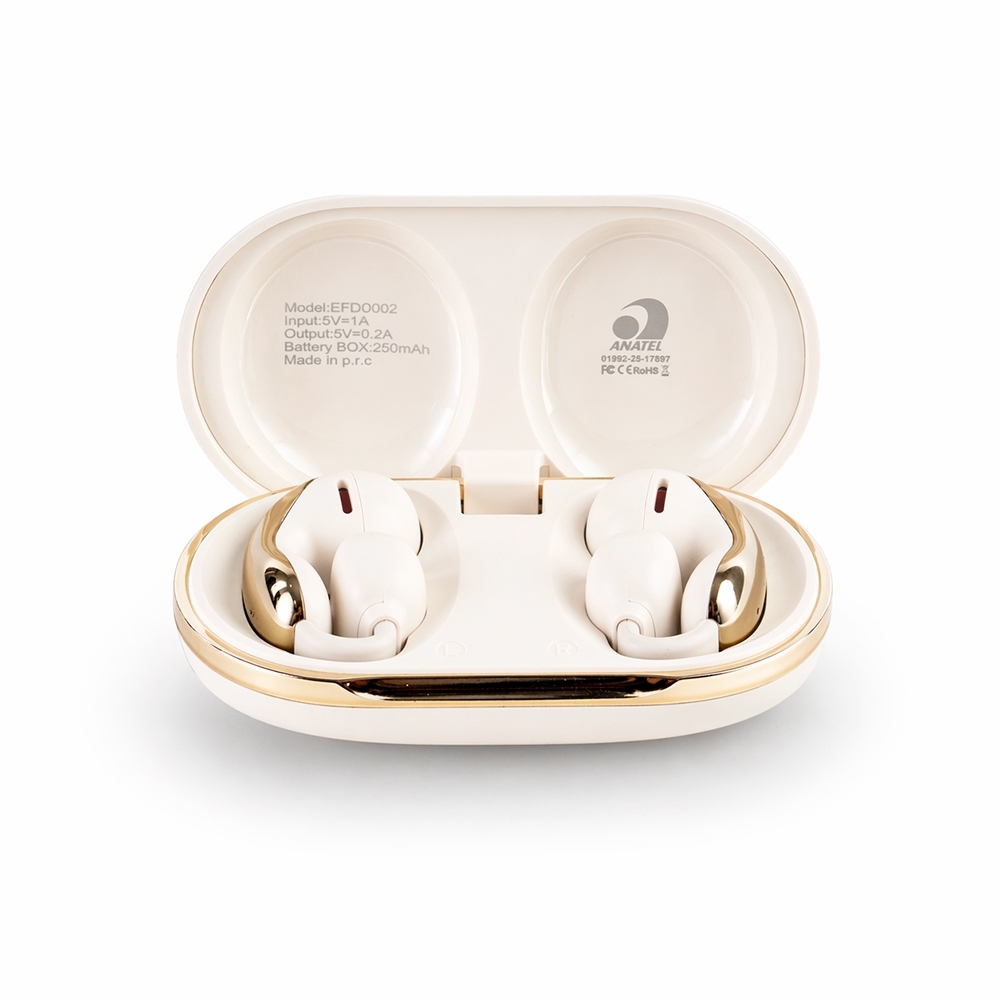 FONE DE OUVIDO BLUETOOTH COM CASE CARREGADOR — foto 1 de 3