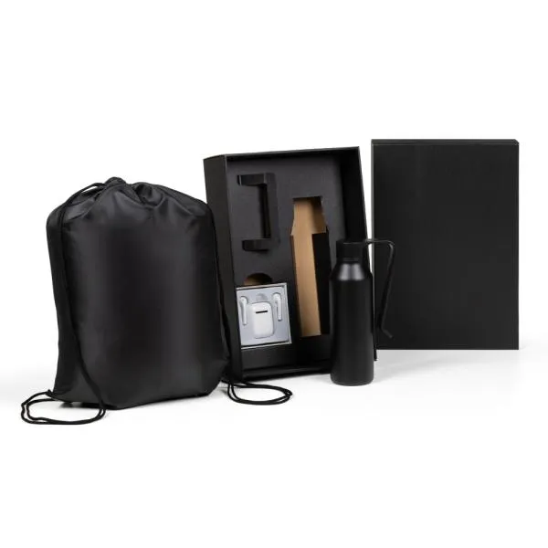KIT MOCHILA, GARRAFA E FONE BLUETOOTH - 3 PÇS — foto 1 de 4