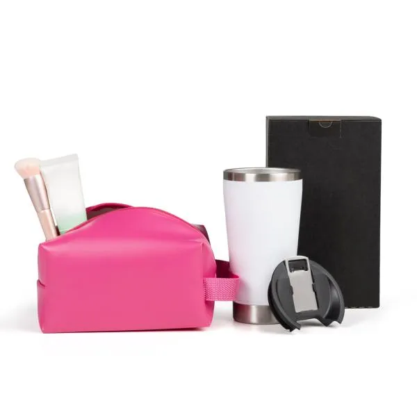 KIT NECESSAIRE E COPO TÉRMICO - 2 PÇS — foto 1 de 5