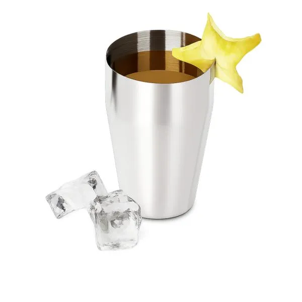 COPO EM AÇO INOX ESCOVADO - 350 ML — foto 1 de 2
