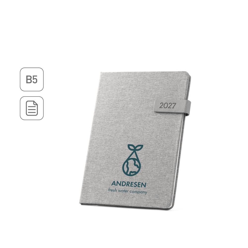 ANDRESEN B5. Agenda em PET reciclado (100% rPET) — foto 1 de 4