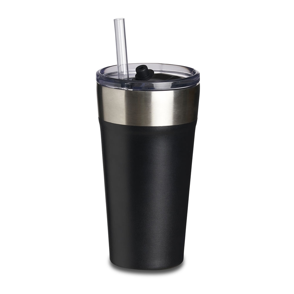 COPO TÉRMICO C/ CANUDO 500ML — foto 1 de 3