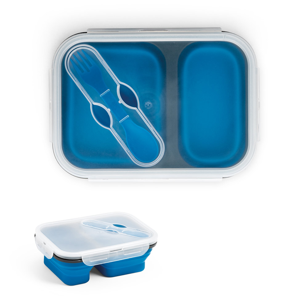 DILL. Marmita hermética retrátil em silicone e PP (480 e 760 mL) — foto 1 de 2
