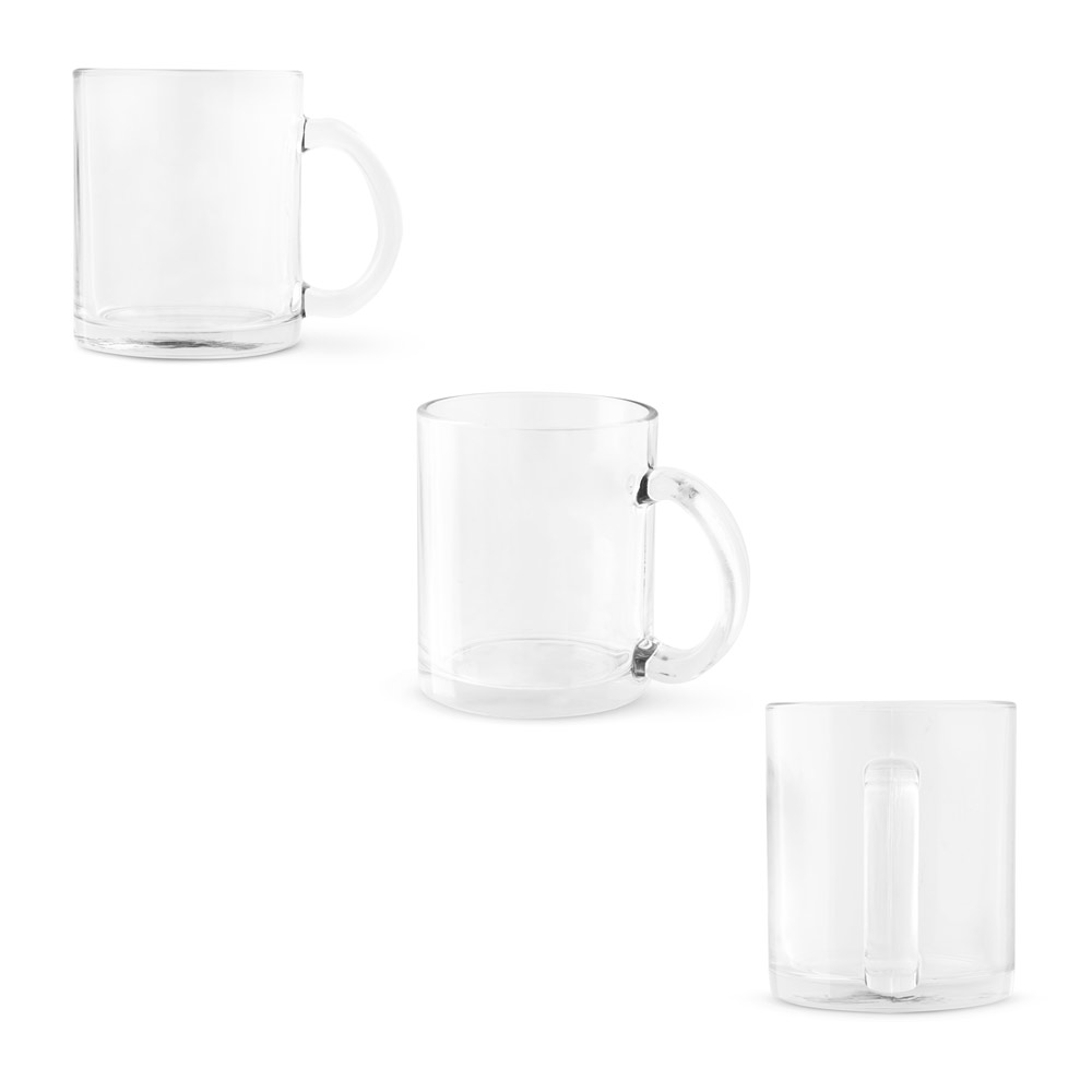 CARMO. Caneca em vidro para sublimação (350 mL) — foto 1 de 2