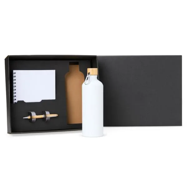 KIT GARRAFA, CADERNO E CANETA - 3 PÇS — foto 1 de 4