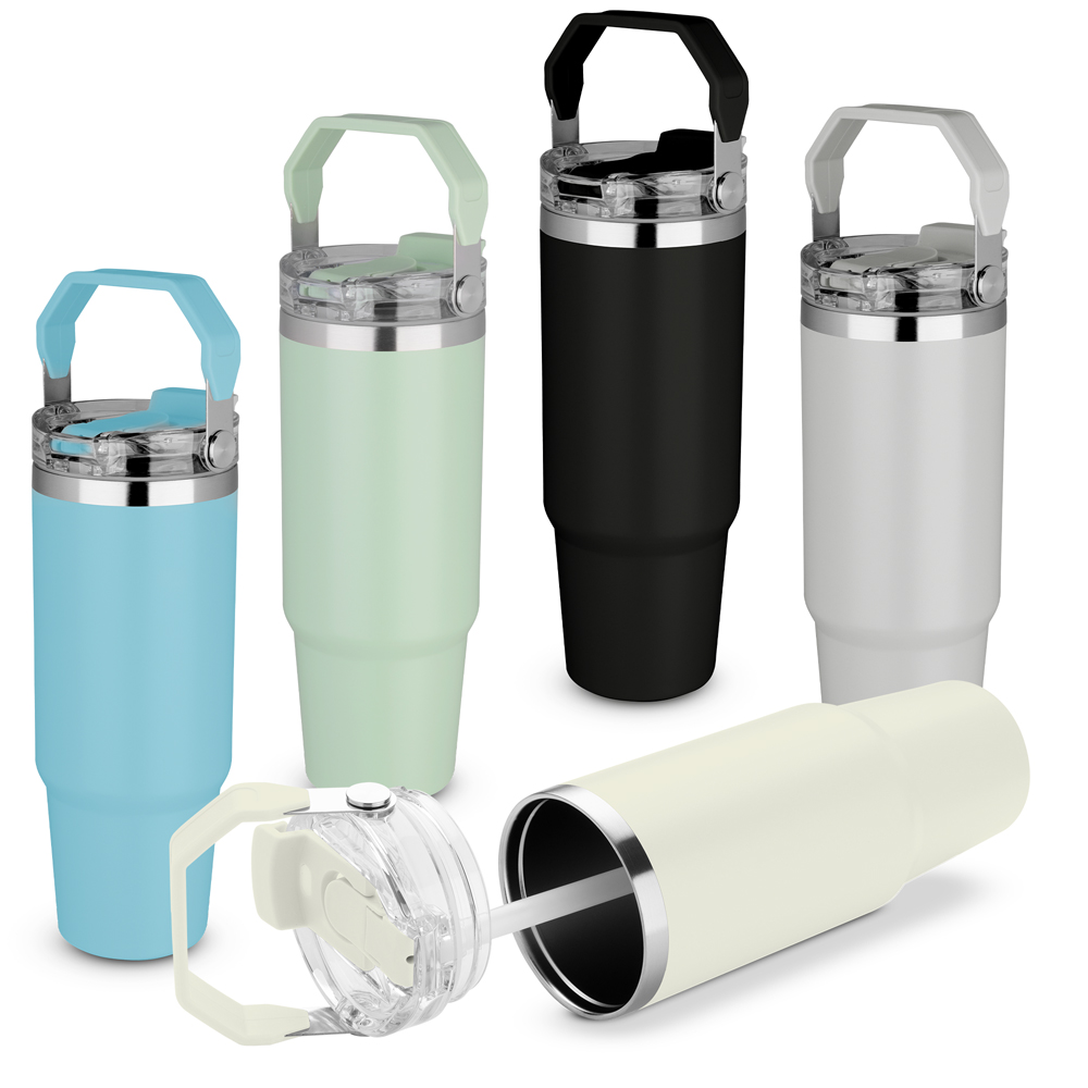 Garrafa térmica em aço inox com parede dupla isolada a vácuo - 850ml — foto 1 de 10