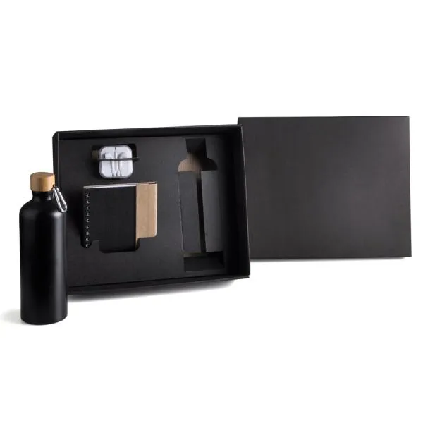 KIT GARRAFA, CADERNO E FONE - 4 PÇS — foto 1 de 3
