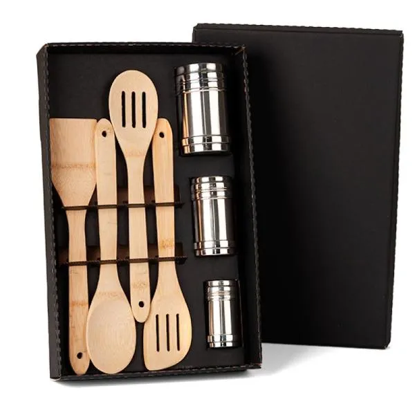KIT PARA COZINHA E TEMPERO - 7 PÇS — foto 1 de 3