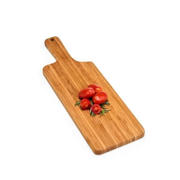 TABUA EM BAMBU COM PEGADOR - 39X12X1,5 CM — foto 1 de 4