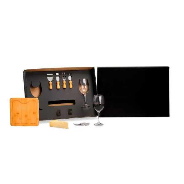 KIT PARA QUEIJO E VINHO - 8 PÇS — foto 1 de 4