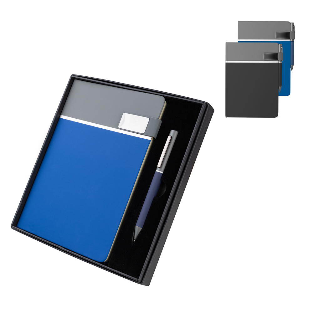 Kit Escritório Caderno A5 com capa dura em PU — foto 1 de 8