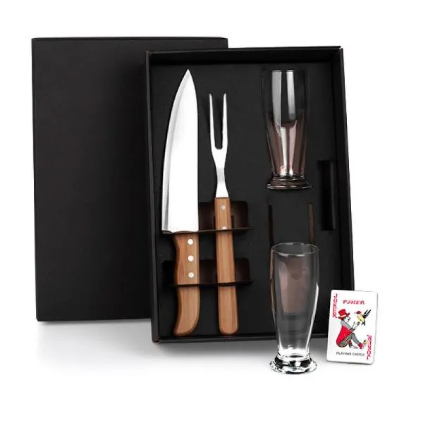 KIT DE COPOS E FACAS - 5 PÇS — foto 1 de 2