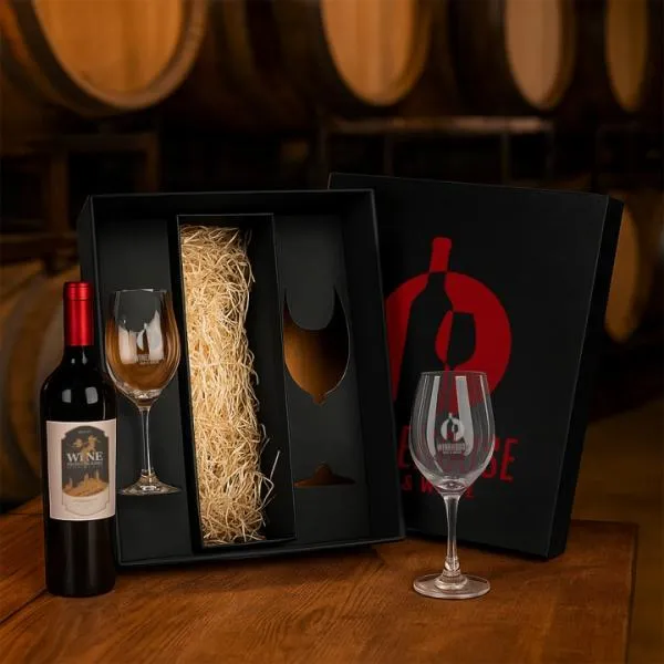JOGO DE TAÇAS DE VIDRO PARA VINHO 490 ML - 2 PÇS — foto 1 de 4