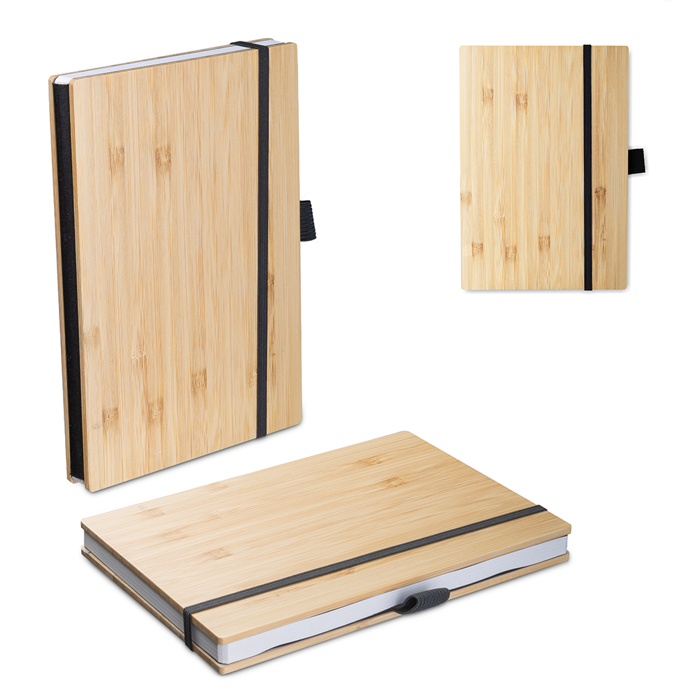 Caderno B6 Capa em Bambu — foto 1 de 4
