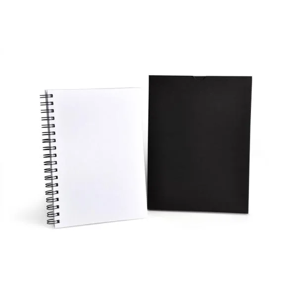 CADERNO PAUTADO COM WIRE-O - BRANCO - 23,5X18CM - 100 FLS — foto 1 de 5