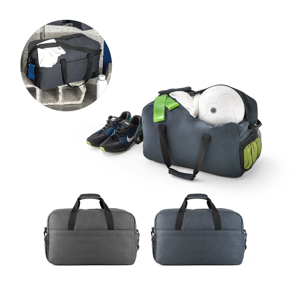 REPURPOSE SPORTS. Bolsa esportiva em poliéster reciclado 600D de alta densidade com fundo em placa semi-rígida (31 L) — foto 1 de 3