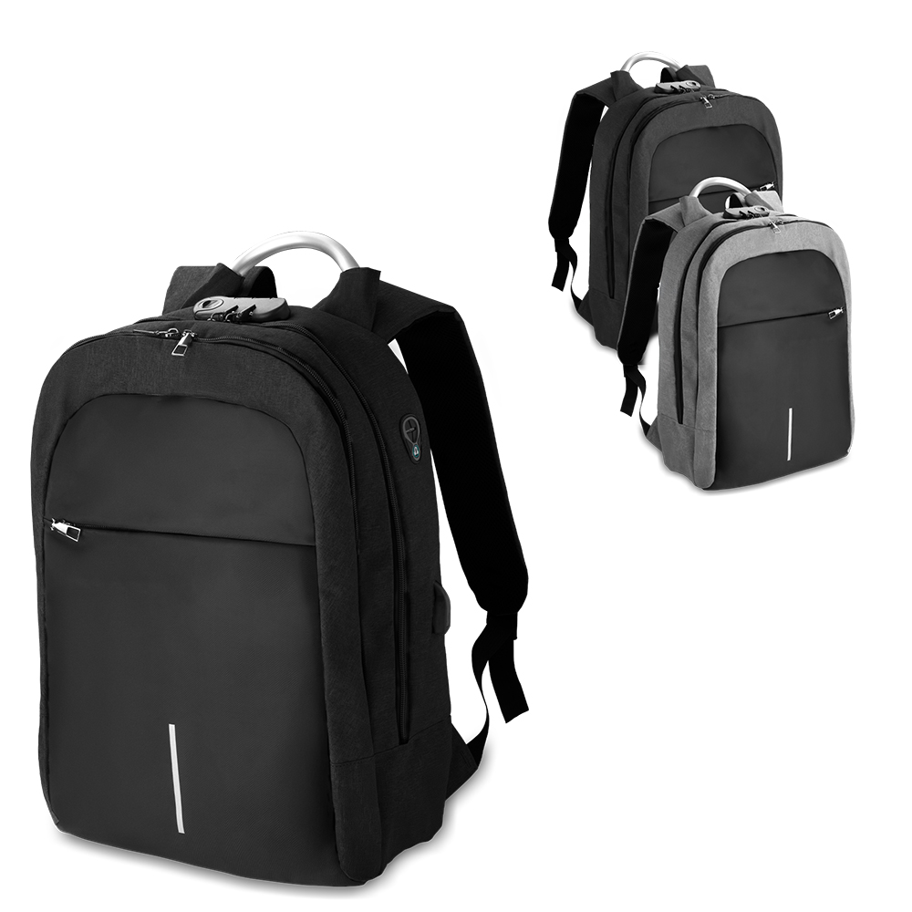 Mochila confeccionada em tecido externo de poliéster 300d e tecido — foto 1 de 10