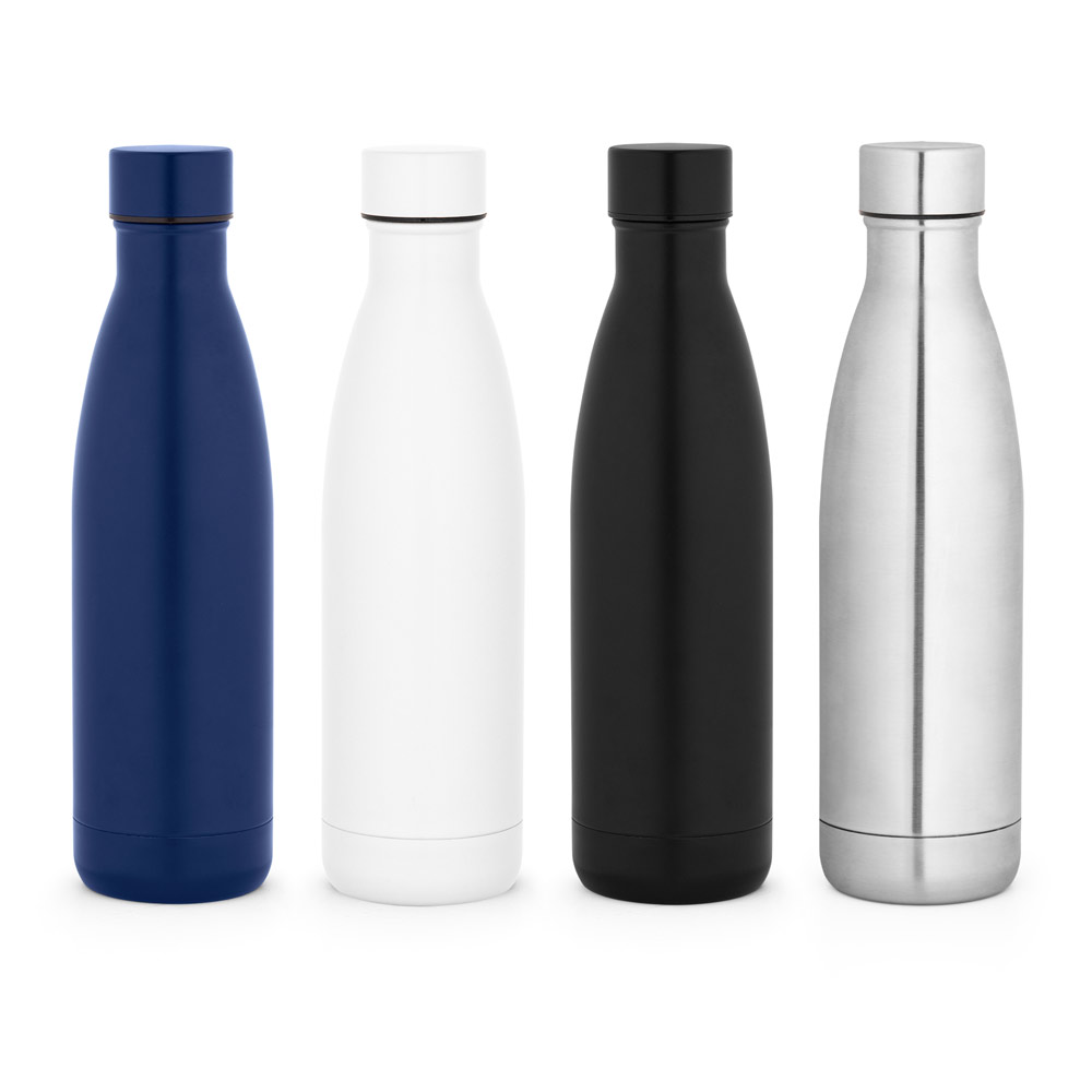 RE-BUFFON L. Garrafa térmica em aço inox 90% reciclado de parede dupla isolada a vácuo, com acabamento mate (810 mL) — foto 1 de 5