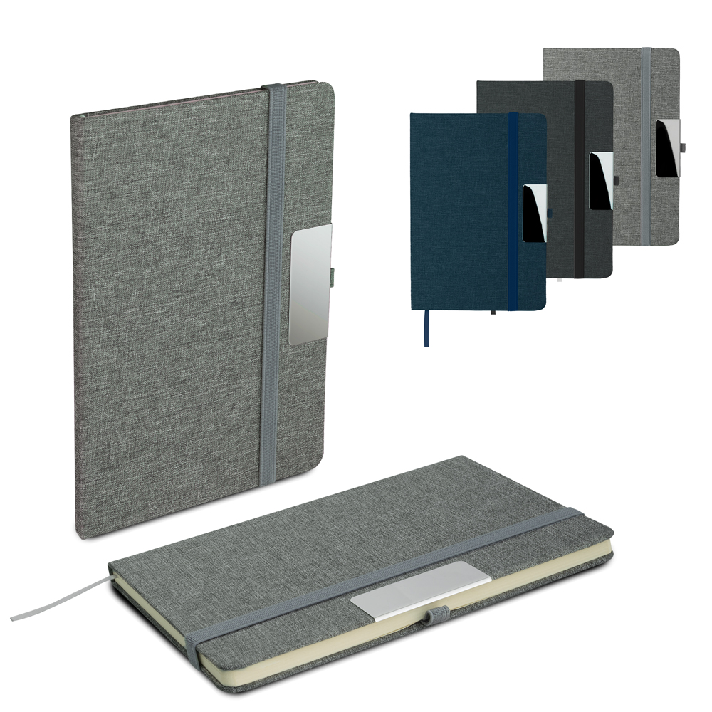 Caderno A5 com capa RPET — foto 1 de 5