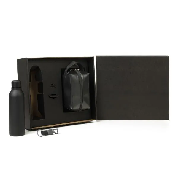 KIT NECESSAIRE, GARRAFA E CHAVEIRO - 3 PÇS — foto 1 de 4
