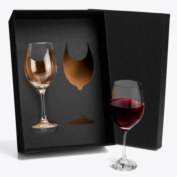 JOGO DE TAÇAS DE VIDRO P/ VINHO 490 ML - 2 PÇS — foto 1 de 3