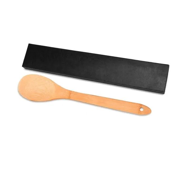 COLHER EM BAMBU UTILITY COM EMBALAGEM - 30 CM — foto 1 de 2