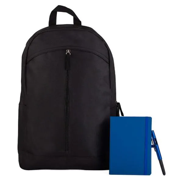 CONJ. MOCHILA, CADERNETA E CANETA - 3 PÇS — foto 1 de 1