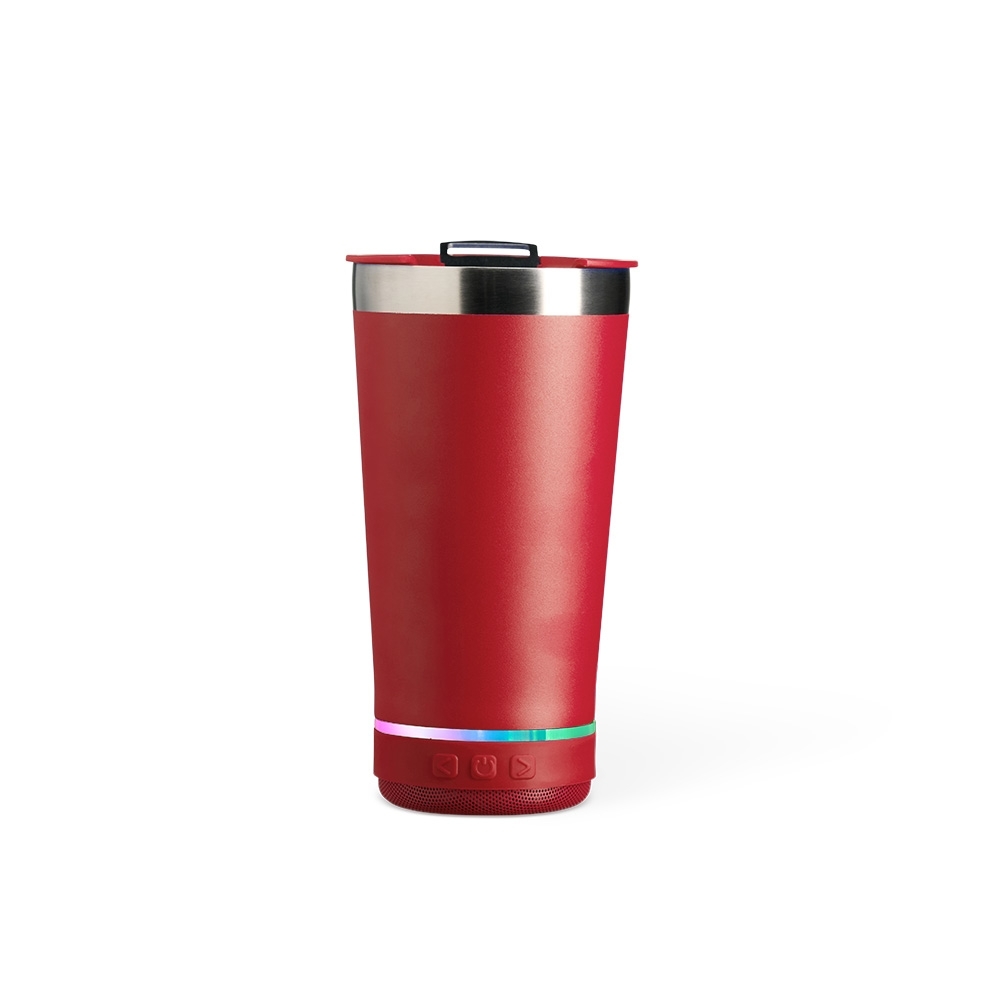 COPO TÉRMICO 400ML COM CAIXA DE SOM — foto 1 de 7