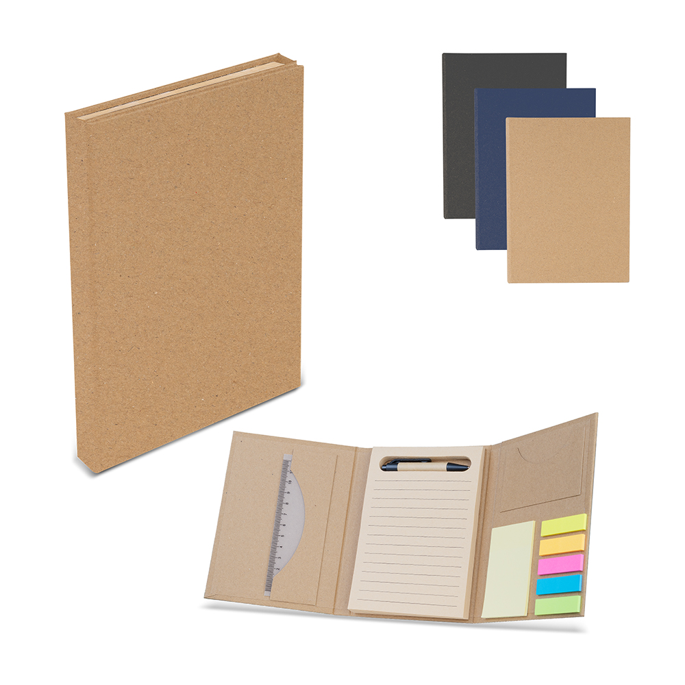 Caderno com capa e contracapa em papel colorido de capa dura - 70 g — foto 1 de 10