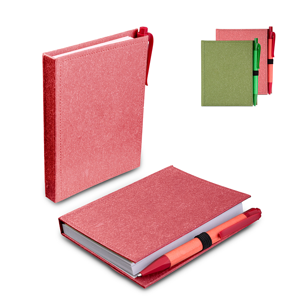 Mini Caderno A6 com caneta (13x11cm) — foto 1 de 10