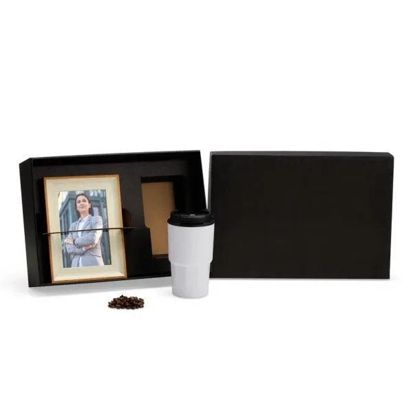 KIT COPO TÉRMICO E PORTA RETRATO - 2 PÇS — foto 1 de 5