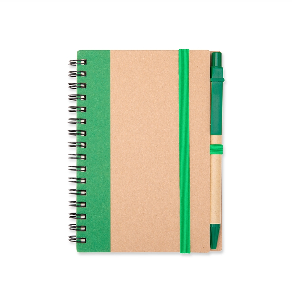 CADERNO ECOLÓGICO COM CANETA — foto 1 de 5
