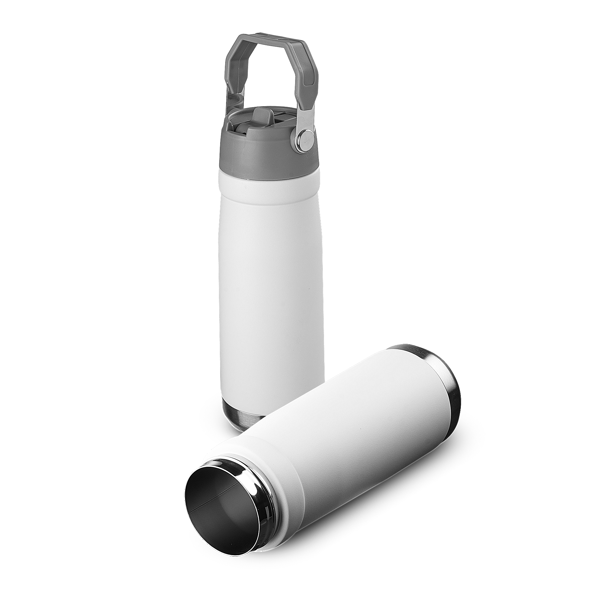 Garrafa térmica em aço inox com parede dupla isolada a vácuo - 700ml — foto 1 de 6