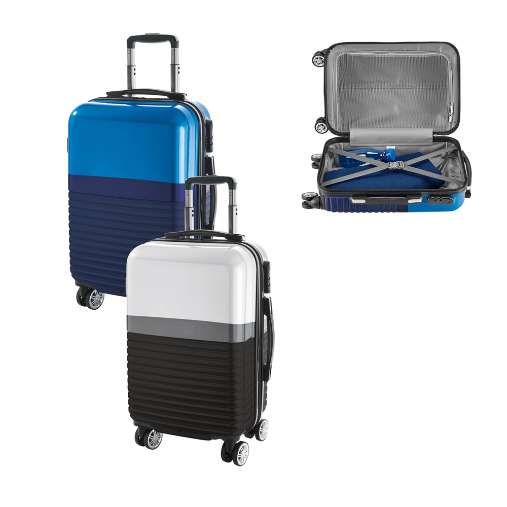 PERTH. Mala de viagem executivo em ABS e PC com interior forrado (33 L) — foto 1 de 3