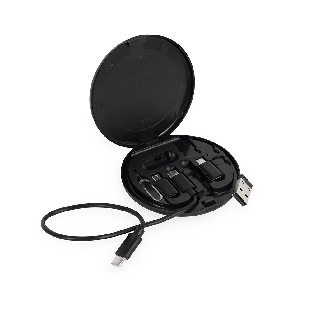 KIT CABO USB-C COM 3 ADAPTADORES — foto 1 de 2