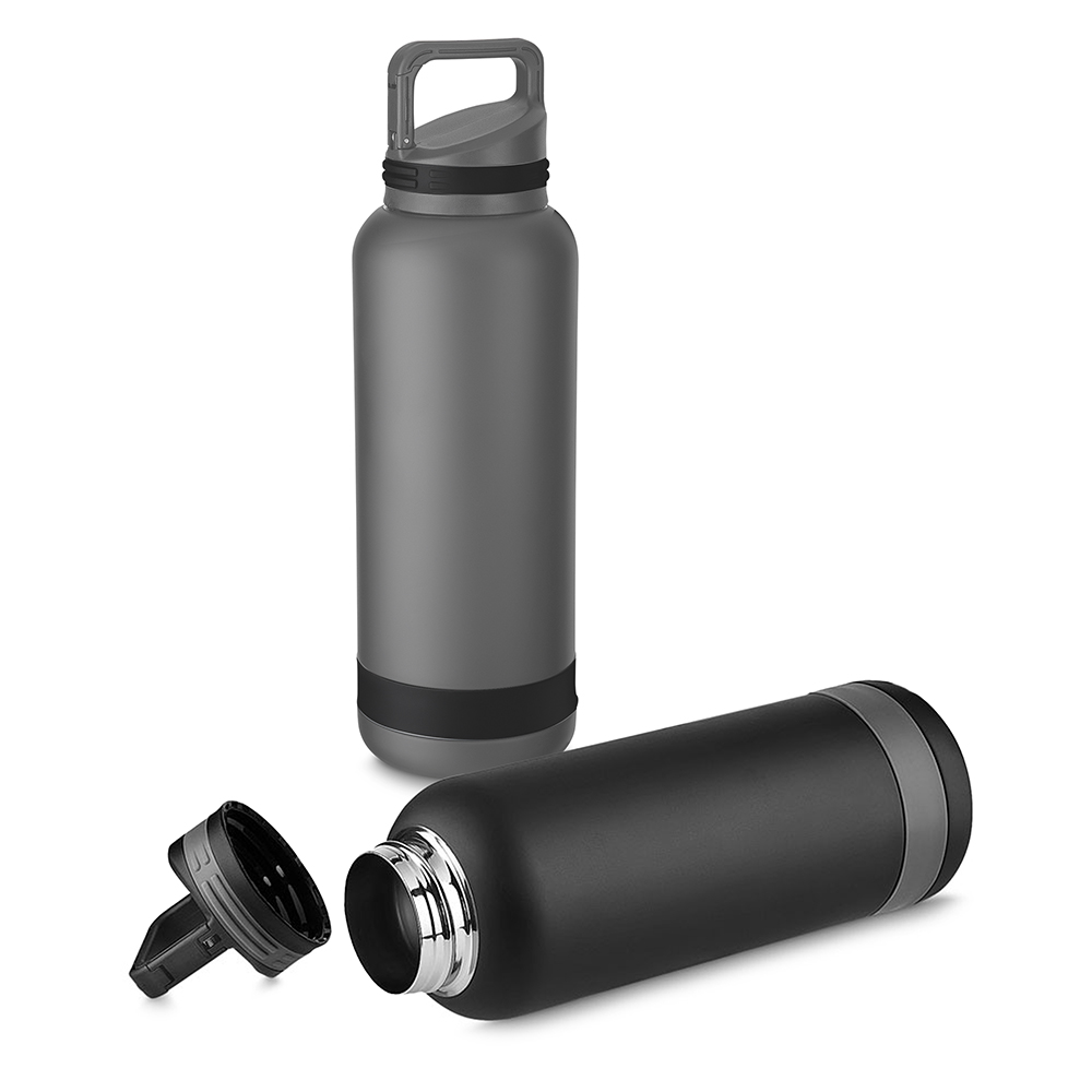 Garrafa térmica em aço inox com parede dupla isolada a vácuo - 750ml — foto 1 de 5