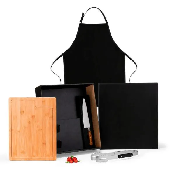 KIT PREMIUM PARA CHURRASCO - 4 PÇS — foto 1 de 5