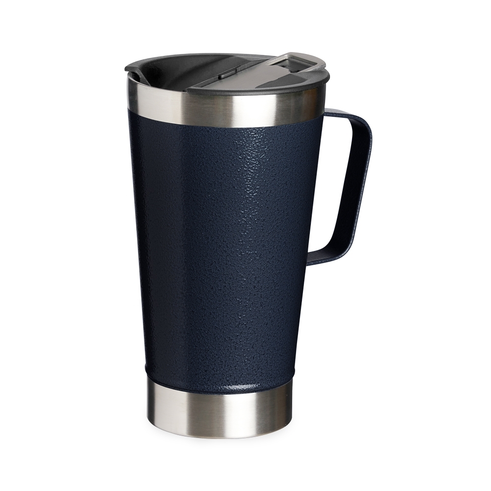 CANECA TÉRMICA 500ML *TEXTURA C/ ABRIDOR — foto 1 de 1