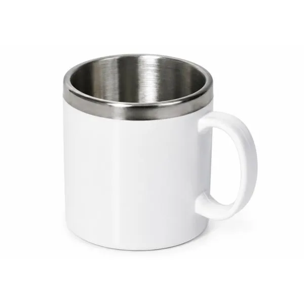 CANECA EM AÇO INOX/POLIESTIRENO - 300 ML — foto 1 de 5