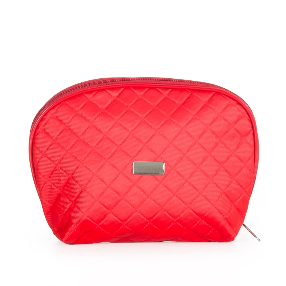 NECESSAIRE DE COURO SINTÉTICO MATELASSÊ — foto 1 de 3
