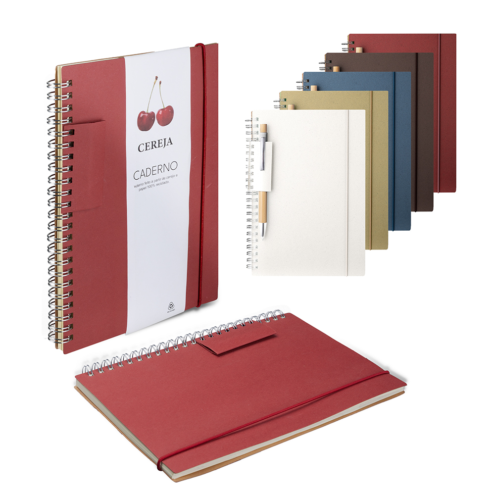 Caderno A5 Capa em Papel Reciclado — foto 1 de 9