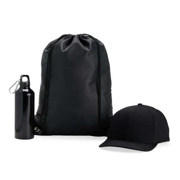 CONJ. MOCHILA SACOLA, GARRAFA E BONÉ - 3 PÇS — foto 1 de 4