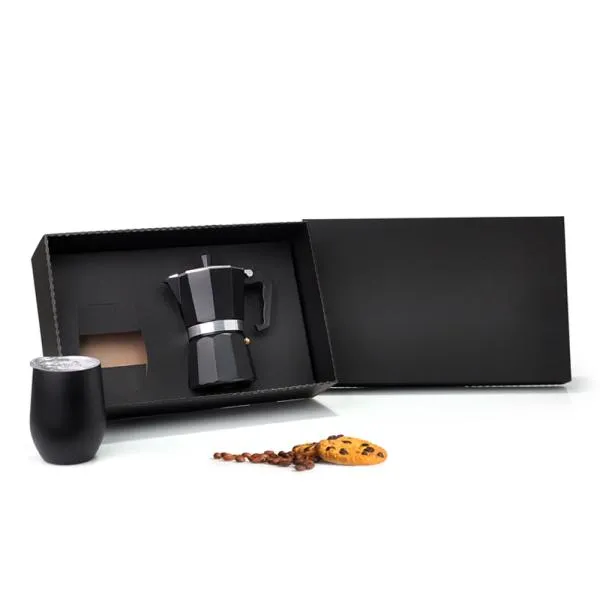 KIT PARA CAFÉ COM CAFETEIRA ITALIANA - 2 PÇS — foto 1 de 4
