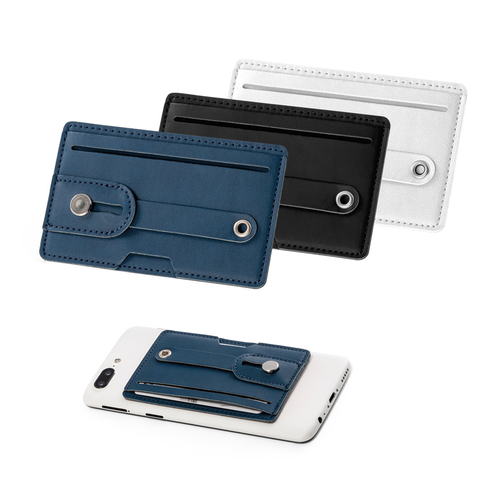 FRANCK. Porta cartões para celular com bloqueio de RFID, em PU — foto 1 de 4