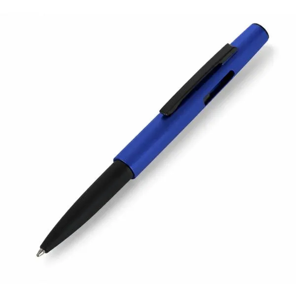 CANETA ESFEROGRÁFICA EM ABS COM TAMPA PONTA TOUCH AZUL — foto 1 de 4